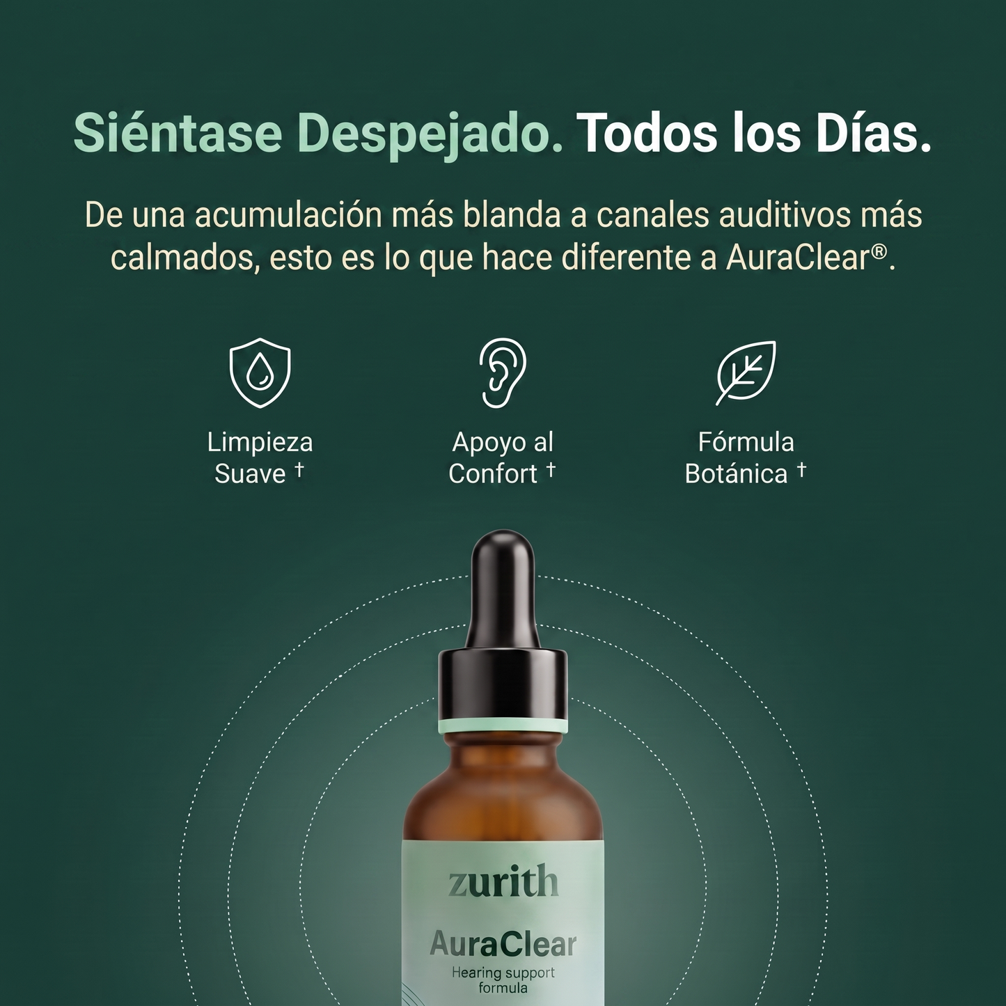 AuraClear Gotas Limpieza y Alivio Auditivo