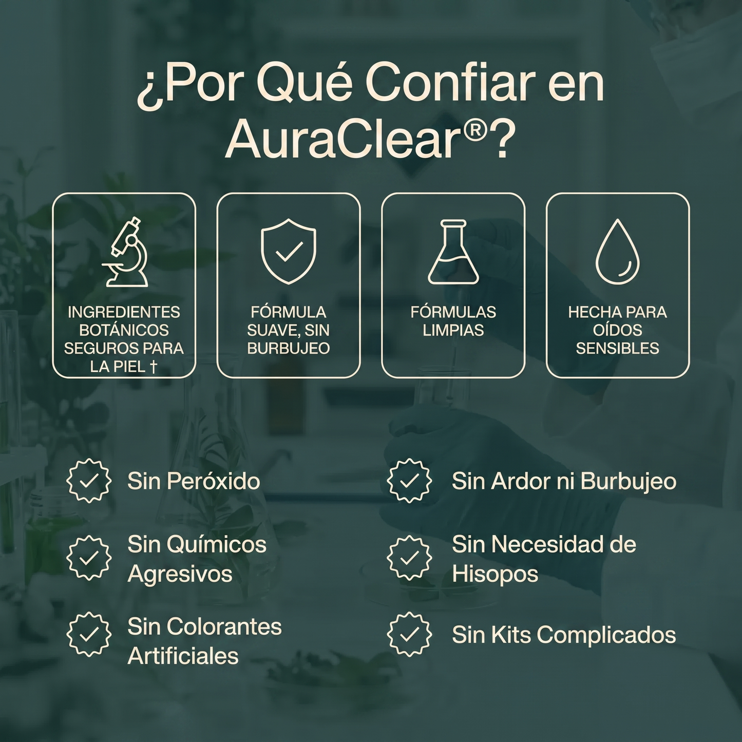 AuraClear Gotas Limpieza y Alivio Auditivo